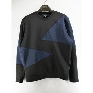 Diesel Sweatshirt Mens Black Blue Jumper Sweater XL